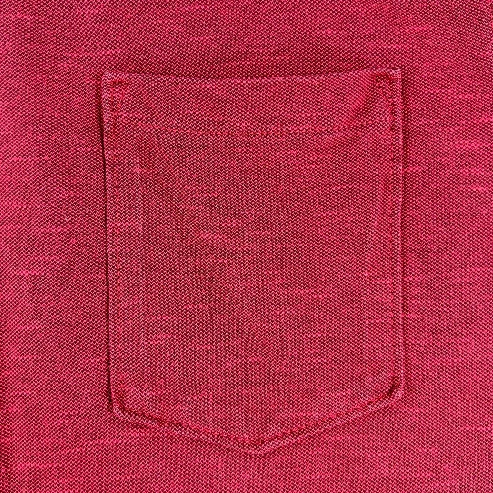 Banana Republic Mens Large Red Short Sleeve‎ Performance Pique Polo Shirt